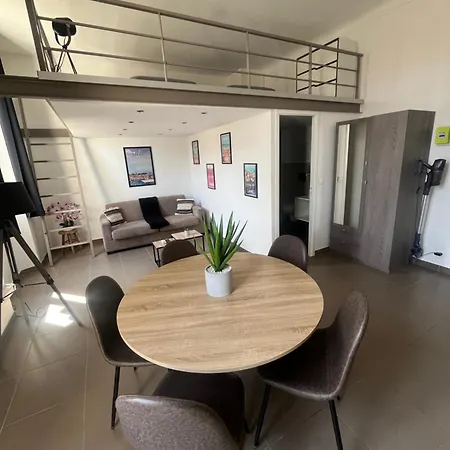 Loft Cannes Chaleureux - Climatisation - Wifi - 650 M Du Palais Des Festivals, Plage Exterior foto