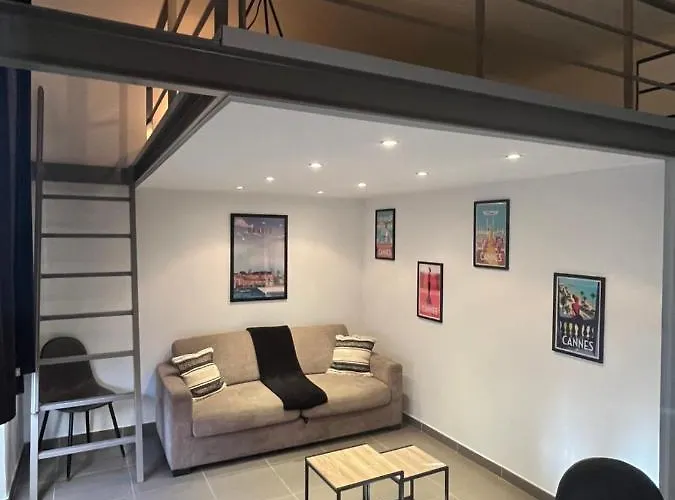 Loft Cannes Chaleureux - Climatisation - Wifi - 650 M Du Palais Des Festivals, Plage
